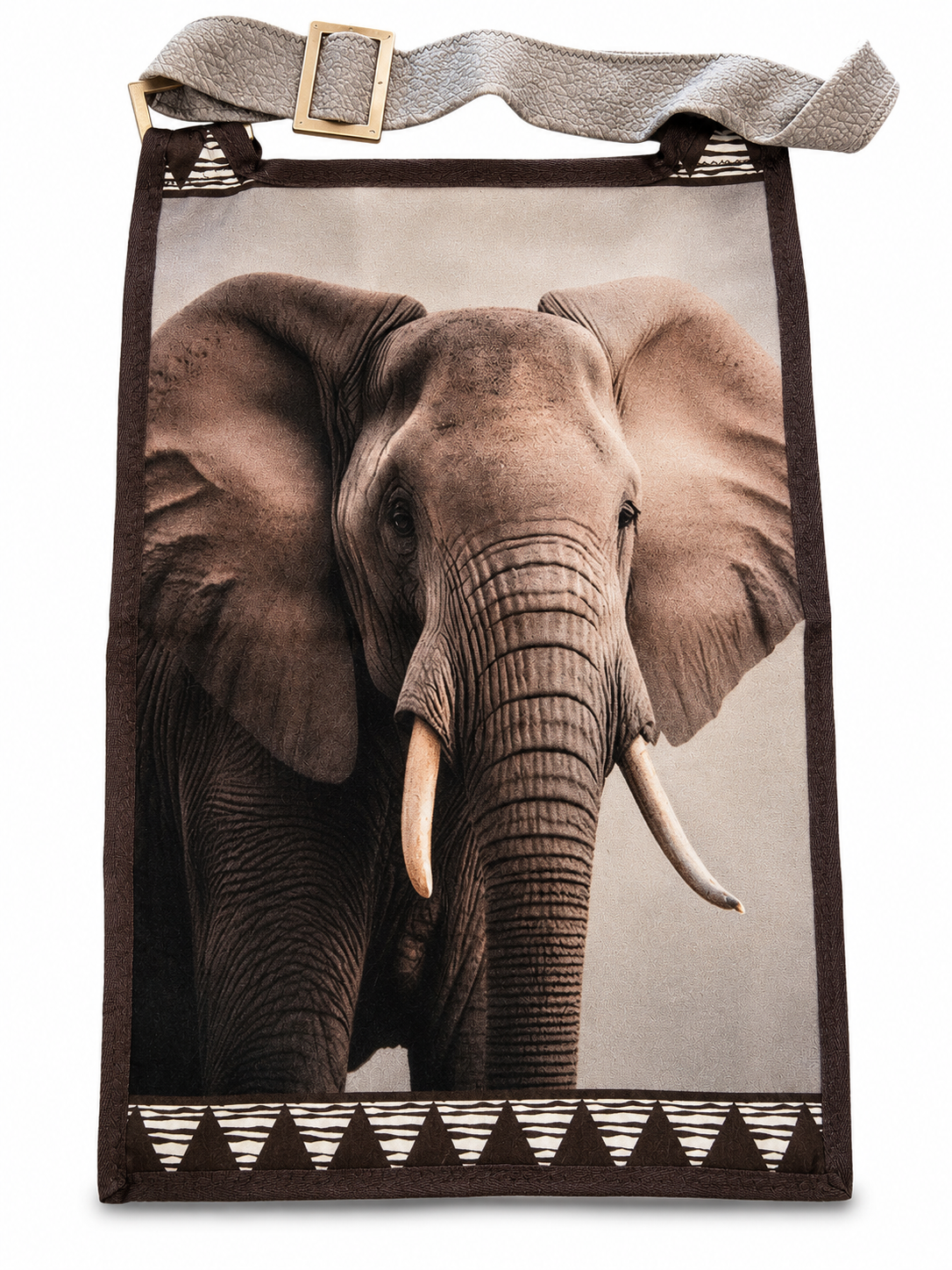 Elephant Print Cross-Body Bag