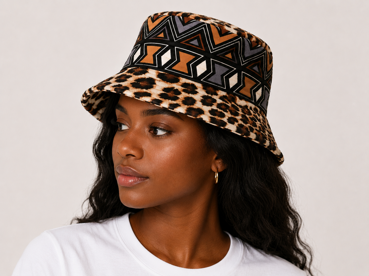 Africa/Animal Print Bucket Hat
