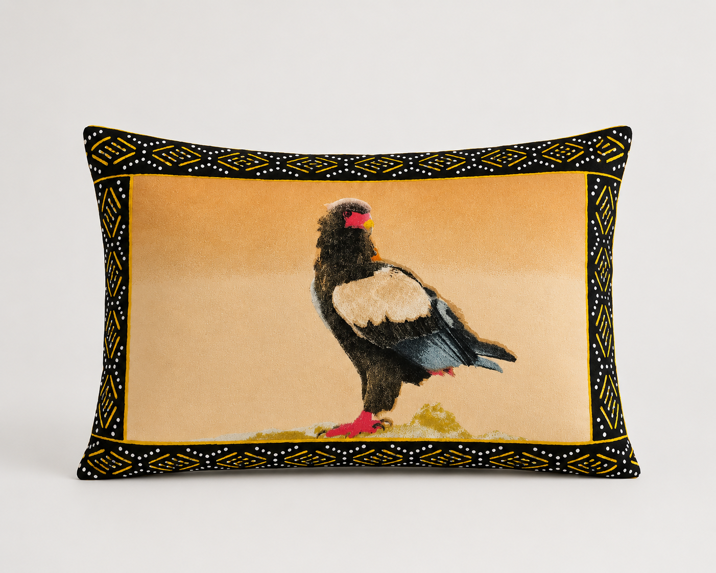 African Wildlife Scatter Cushion | Handmade Safari Throw Pillow | Threads of Africa