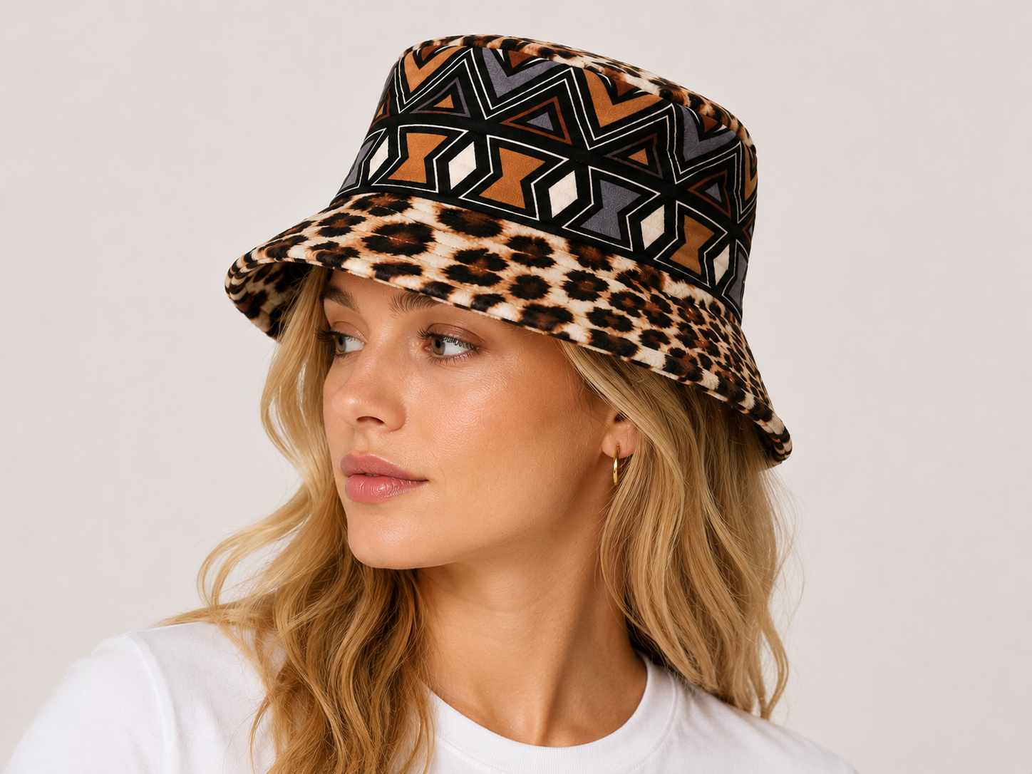 Africa/Animal Print Bucket Hat
